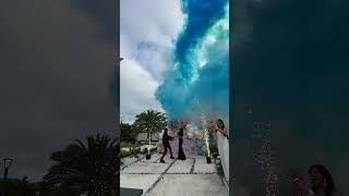 Volcanos and sparks gender reveal show🎉✨💙 genderrevealideas [upl. by Fatimah]