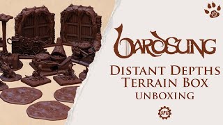 BARDSUNG  Distant Depths Terrain Box  UNBOXING  Band of Badgers [upl. by Johnath]