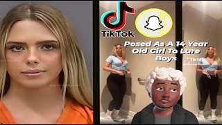 23 Year Old Alyssa Ann Zinger Poses As 14 Year Old Girl To Lure Minors On Snapchat [upl. by Nimzzaj643]