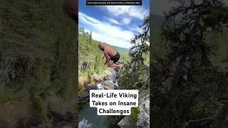 RealLife Viking Takes on Insane Challenges facts shorts [upl. by Adnilym607]