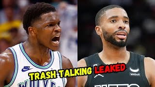 LEAKED Audio Of Anthony Edwards Trash Talking Mikal Bridges [upl. by Hazard]