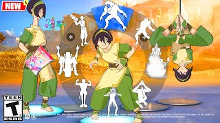 TOPH Fortnite x Avatar doing all BuiltIn Emotes and Funny Dances シ avatar [upl. by Sucirdor195]