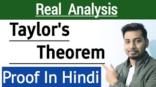 Taylors Theorem Proof Bsc maths  Real Analysis CP Maths World [upl. by Merna426]