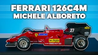 GP Replicas 118 Michele Alboreto Ferrari 126C4M 1984  Unboxing amp Review [upl. by Charmaine]