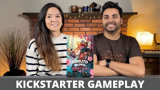 Kabuto Sumo Sakura Slam  Kickstarter Playthrough [upl. by Torie]