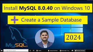 How to install MySQL 8040 Server and Workbench latest version on Windows 10 [upl. by Celtic]