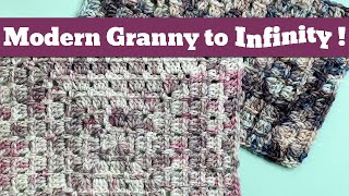 My New Favorite Continuous Granny Square So Easy 😍 Plus Rectangle Option [upl. by Burr517]