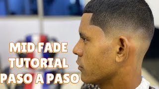 Cómo hacer un Mid fade Tutoríal paso a Paso [upl. by Cahn]