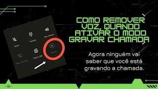 Como desativar Voz do gravador de chamadas em qualquer Android Solução XIAOMISAMSUNGLG ETC [upl. by Kursh214]