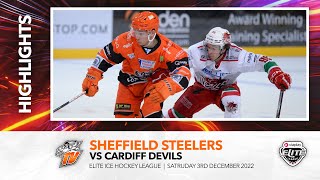 Sheffield Steelers v Cardiff Devils  EIHL  3rd December 2022 [upl. by Freedman]