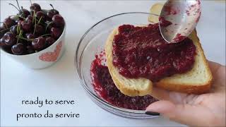 how to make homemade cherry marmalade by Adhorle Kitchen [upl. by Aitret833]