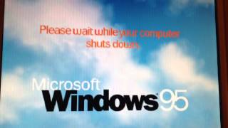 Windows 95 shutting down [upl. by Yeslah]