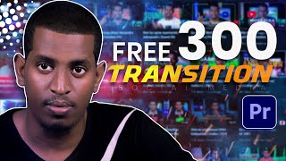 Free 300 Transition ugu wanaagsan  Premiere Pro [upl. by Klara]