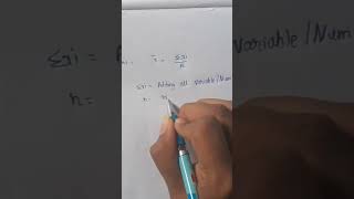 ARITHMETIC MEAN FORMULA FOR ONLY USING NUMBERSSTATISTICS FORMULA FOR CA FOUNDATION IN TAMIL [upl. by Jc568]