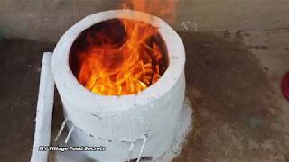 Make Homemade Tandoor Oven  Clay Tandoor Oven  Mitti Ka Oven  MY Village Food Secrets [upl. by Seiuqram868]