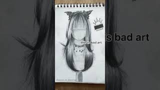 Its a joke 😅😋  oceanofdrawing art drawing shortvideo colourepencil [upl. by Branscum136]