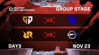 GEN vs DRX  RRQ vs DFM  Group Stage  DAY 3  VALORANT Radiant Asia Invitational [upl. by Noffihc]