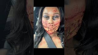 ⚠️ Speak No Evil  sfxmua halloween sfx trending [upl. by Omocaig]