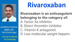 Rivaroxaban [upl. by Lisan613]