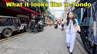 Visiting the most Dense Population in District Manila  Walking Tour Wagas St Manila HD [upl. by Rubinstein]