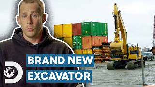 BRAND NEW Excavator Helps Kris Kelly Find More Gold  Gold Divers [upl. by Roehm]