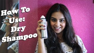 How To Use Dry Shampoo  Ft BBlunt Product Review [upl. by Nemrac]