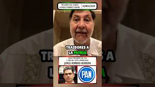 Noroña NO TUVO PIEDAD con el nuevo presidente del PAN Jorge Romero Herrera [upl. by Meehaf]