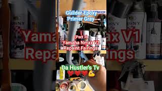 Part 1 Repaint Nmax V1 Fairings Short I DA HUSTLERS TV [upl. by Ashjian]