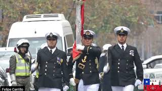 145° Aniversario de las Glorias Navales  Honores al Estandarte y Pasacalle de Ingreso [upl. by Motteo]