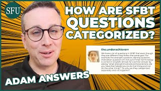 Why are SFBT Questions Categorized the Way They Are  Adam Answers [upl. by Nolava]