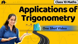 Some Applications of Trigonometry Class 10 Maths  NCERT Chapter 9  CBSE [upl. by Dwan16]