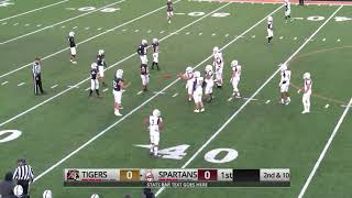 Boardman Spartan Football vs Howland Tigers First Half [upl. by Ynoffit635]