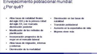 epidemiologia del envejecimiento parte Iwmv [upl. by Saks]