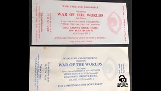 DJ Grooverider Live  War of the Worlds Gt Yarmouth February 1990 [upl. by Adnaugal]