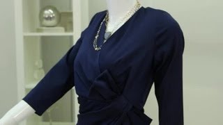 How to Accessorize a Navy Dress  Fashion amp Style Tips [upl. by Athal]