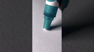 Bright markerglitter pen✨as smrsatisfying viralvideo gliterpen art [upl. by Deeas]