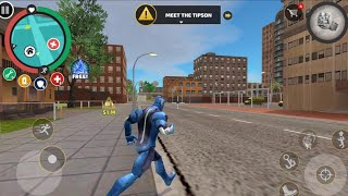 Rope Hero Game  Vice Town  Rope Hero On Army Base  Bsskz Gaming [upl. by Sibella603]