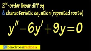 Auxiliary equations with repeated roots [upl. by Narmi]