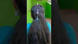 using trending hairstyle🫰🏻shortshairstylehair hacksviraltrending tutorialfeedtiktokreelyt [upl. by Eirallih]