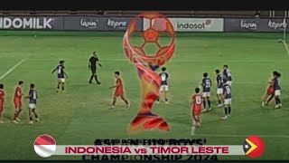 🔴 LIVE AFFU19  INDONESIA vs TIMOR LESTE [upl. by Cudlip495]