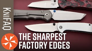 KnifeCenter FAQ 134 Who Makes the Sharpest Knife [upl. by Hannasus]