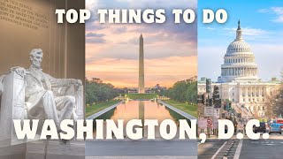 Top Things to Do in Washington DC  Travel Guide [upl. by Mitman]