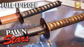 Pawn Stars Chums Samurai Sword Showdown S14 E20  Full Episode [upl. by Meehar897]