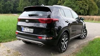 2016 KIA Sportage 20 CRDi 4WD 185 HP TEST DRIVE [upl. by Llerroj]