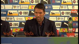 ItaliaFrancia Buffon quotLa cosa più bella per uno sportivo è investire sul futuroquot [upl. by Mcleroy]