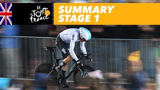 Summary  Stage 1  Tour de France 2017 [upl. by Elinor]