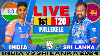 🔴 Live India vs Sri Lanka 1st T20  Live Match Score amp Commentary  IND vs SL Live match Today [upl. by Alphonse]