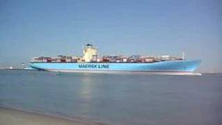 Emma Maersk Arriving Rotterdam Harbour [upl. by Lalita]