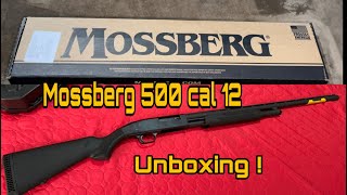 Escopeta Mossberg 500 cal 12 Unboxing Mexico 2021 [upl. by Reisfield]