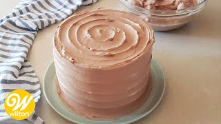 Chocolate Swiss Meringue Buttercream  Wilton [upl. by Santa]